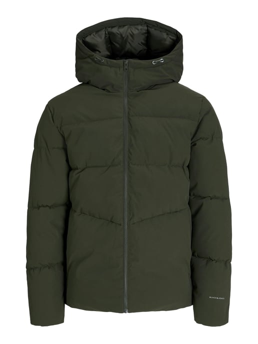 Jack & Jones Mens Puffer Jacket Full Zip Long Sleeve Windproof - Image 1