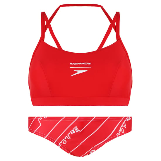 Speedo House Of Holland Womens Red Bikini Set - Image 1