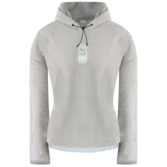 Puma x Helly Hansen Womens Grey Polar Fleece Hoodie - Image 1