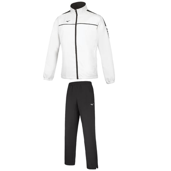 Mizuno Team Tokyo Micro Mens White/Black Tracksuit - Image 1