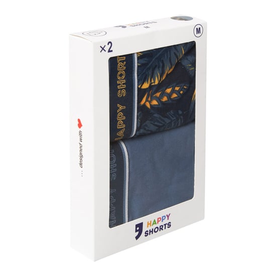 Happy Shorts 2-pack boxershorts heren met hawaii print - Image 2