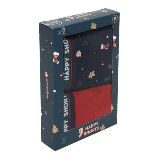Happy Shorts 2-pack kerst boxershorts heren christmas stuff - Image 2