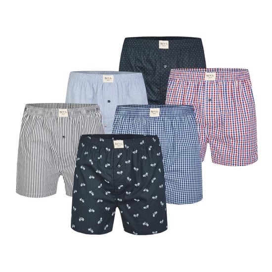 Phil & Co 6-pack wijde boxershorts heren d626 multipack - Image 1