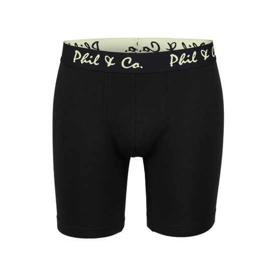 Phil & Co Boxershorts heren met lange pijpen boxer briefs 4-pack geel / beige - Image 2