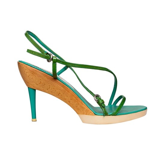 Miu Miu Wooden Strap Heels - '00s - Image 1