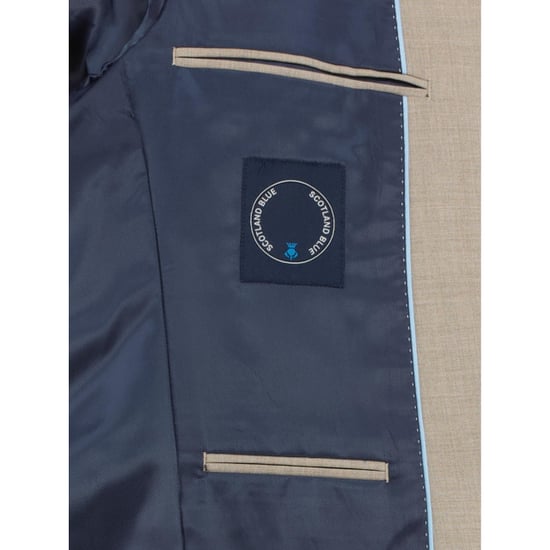 Bos Bright Blue Scotland blue kostuum d8 toulon suit 241028to12sb/820 sand - Image 4