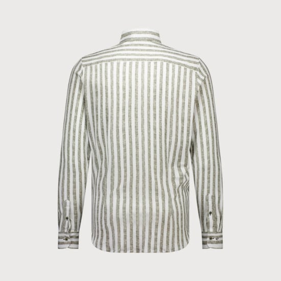Blue Industry Streepmotief jersey overhemd | - Image 2