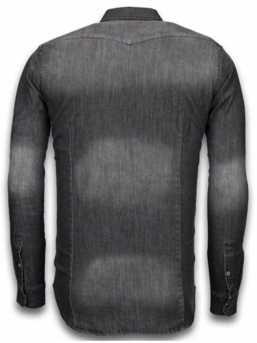 Bread & Buttons Denim shirt spijker slim fit - Image 2