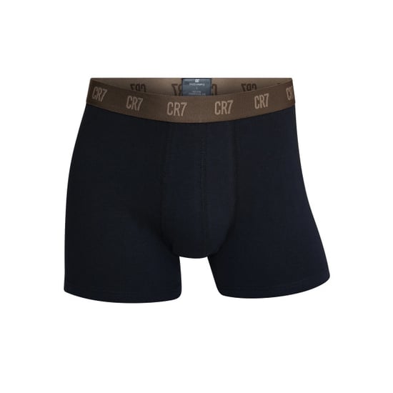 CR7 Heren boxershorts effen zwart/bruin 3-pack - Image 4