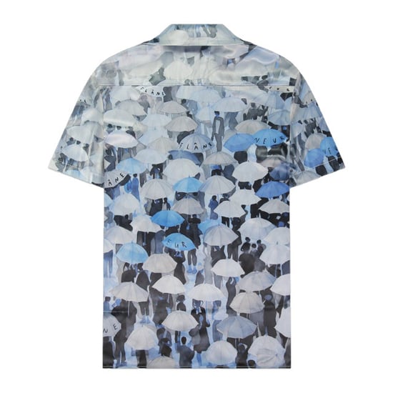 Flaneur Homme Heren umbrella viscose shirt - Image 2