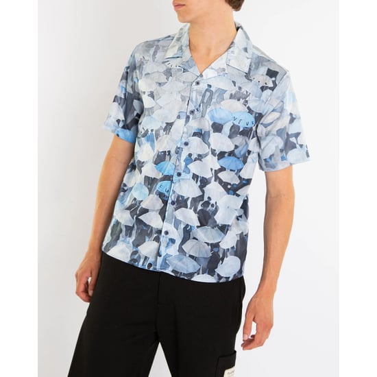 Flaneur Homme Heren umbrella viscose shirt - Image 3
