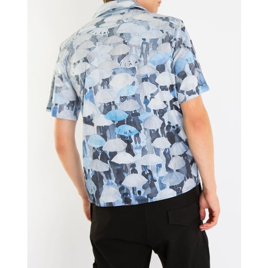 Flaneur Homme Heren umbrella viscose shirt - Image 5
