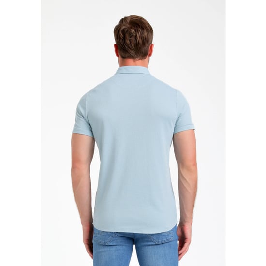 Gabbiano Heren overhemd 335532 4001 bright blue - Image 3