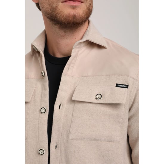 Gabbiano Heren overshirt 335235 1002 sand - Image 3