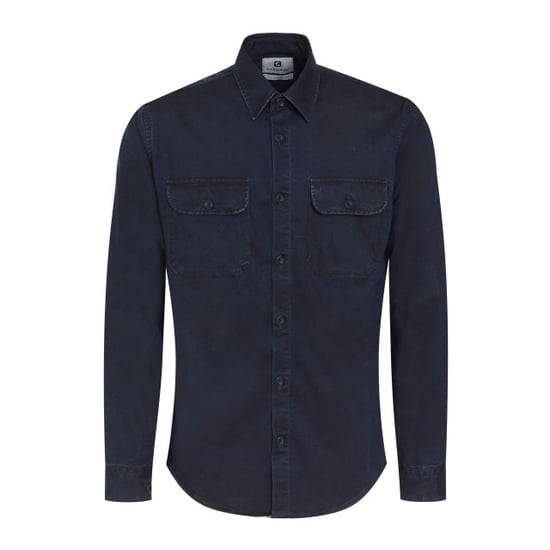 Gabbiano Heren overshirt 335238 901 navy denim - Image 5