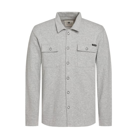 Gabbiano Heren overshirt 425546 605 grey melange - Image 5