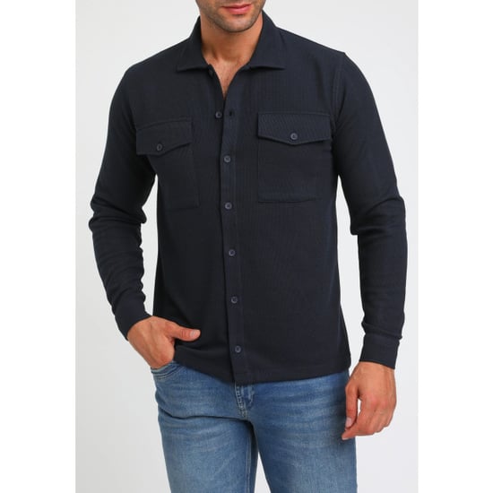 Gabbiano Heren overshirt 424553 301 navy - Image 5