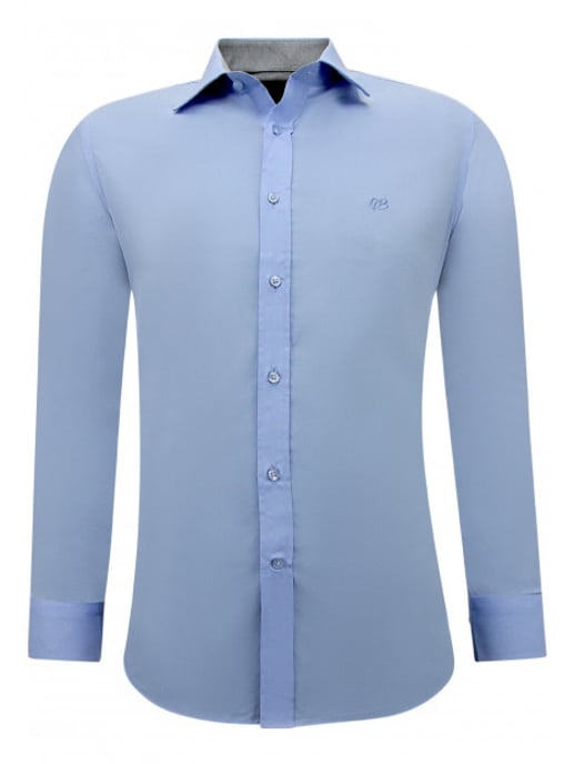 Gentile Bellini Business overhemden lange mouw slim fit stretch - Image 3