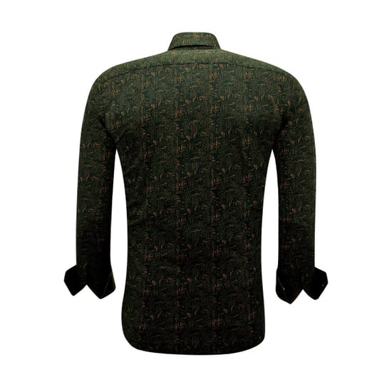Gentile Bellini Overhemden lange mouw met slim fit bruin - Image 5