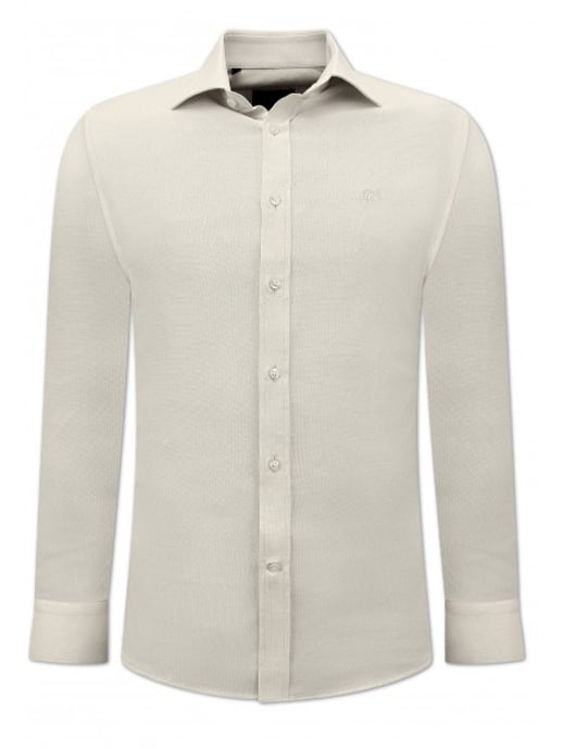 Gentile Bellini Oxford effen beige - Image 4