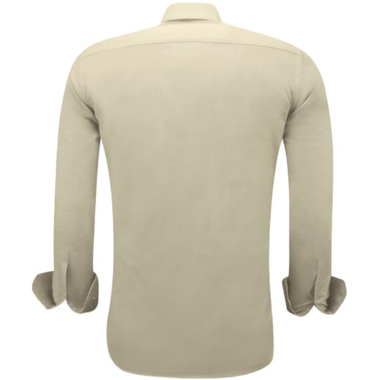 Gentile Bellini Trendy oxford volwassenen slim fit licht bruin - Image 6