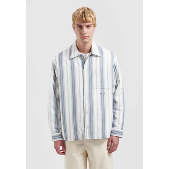 Olaf Hussein Padded stripe overshirts - Image 5