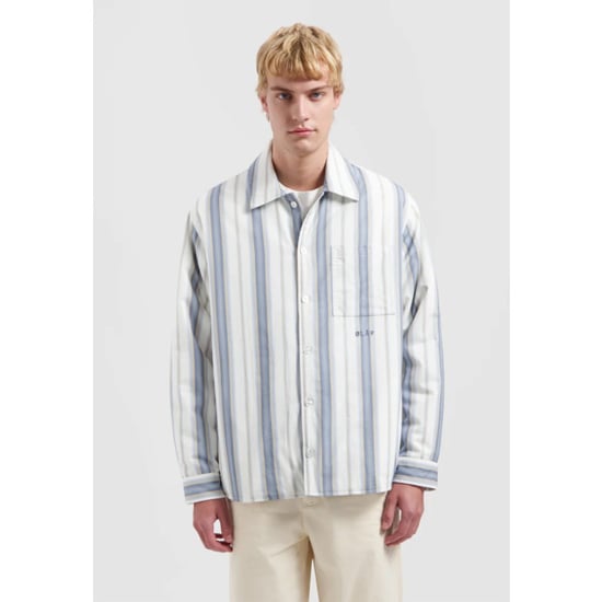 Olaf Hussein Padded stripe overshirts - Image 6