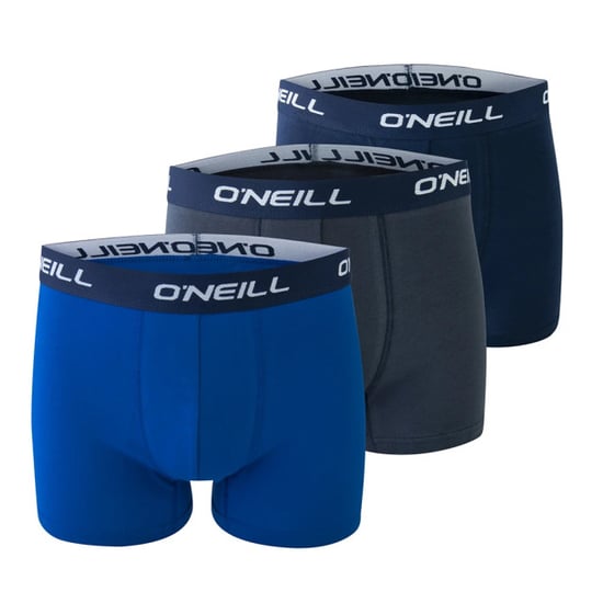 O'Neill Heren boxershorts trunks 900003 effen blauw 3-pack - Image 1
