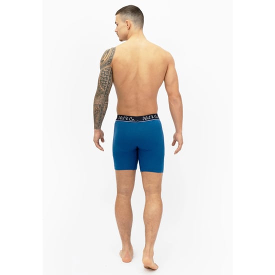 Phil & Co Boxershorts heren met lange pijpen boxer briefs 3-pack blauw / rood - Image 6