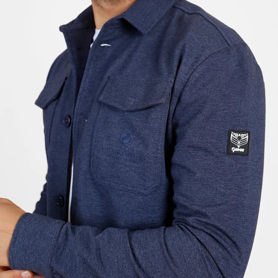 Q1905 Overshirt andel donker melange - Image 4