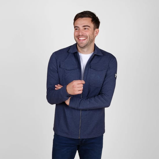 Q1905 Overshirt hattem donker melange - Image 4