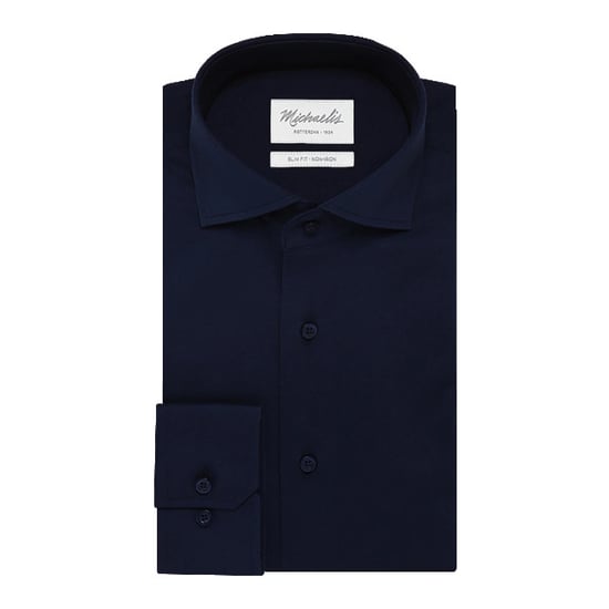 Michaelis Uni navy katoenen overhemd - Image 2