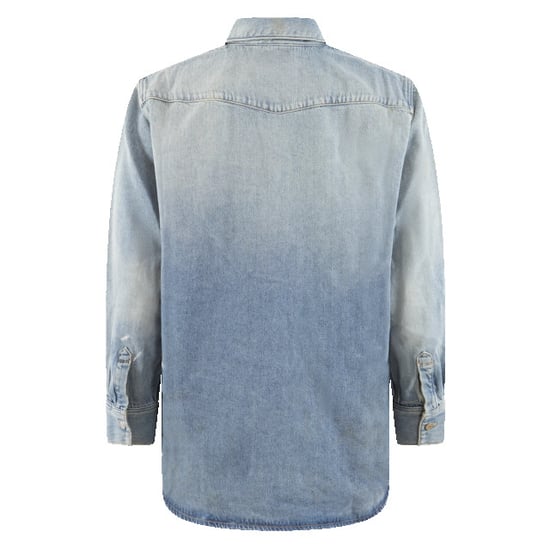 Karty distressed denim overshirt - Image 2