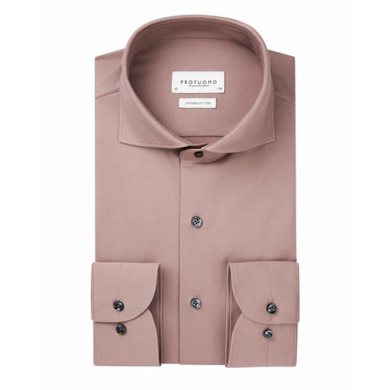 Profuomo Japanese knitted overhemd met lange mouwen - Image 1