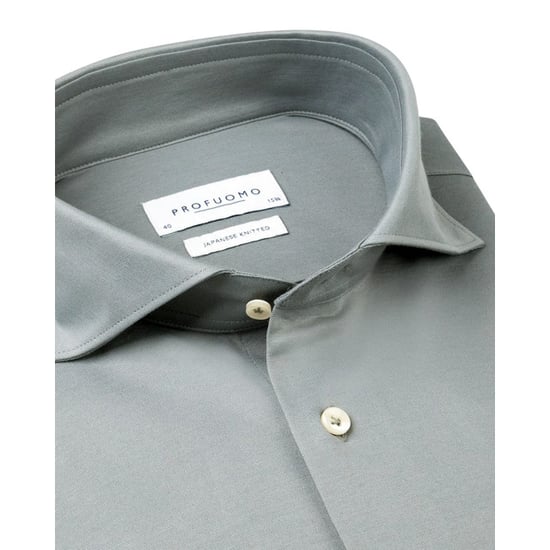 Profuomo Japanese knitted overhemd met lange mouwen - Image 2
