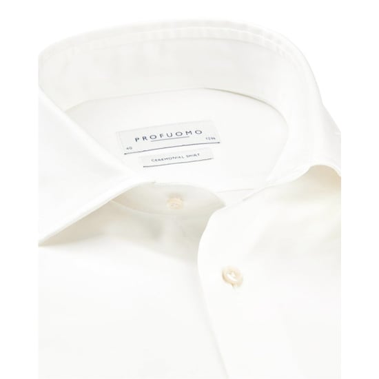 Profuomo Off-white wedding overhemd met lange mouwen - Image 2