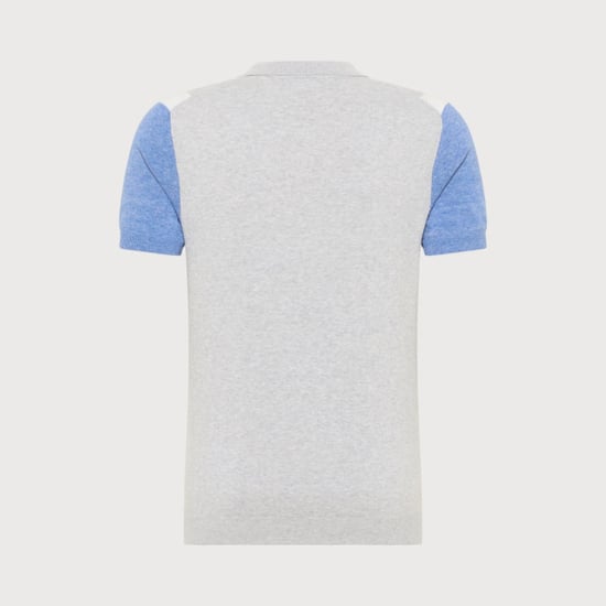 Blue Industry 2-tone polo | - Image 3