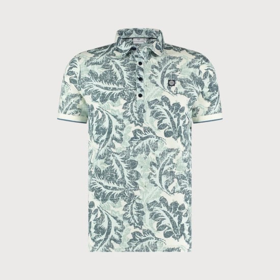 Blue Industry All-over print polo | - Image 2