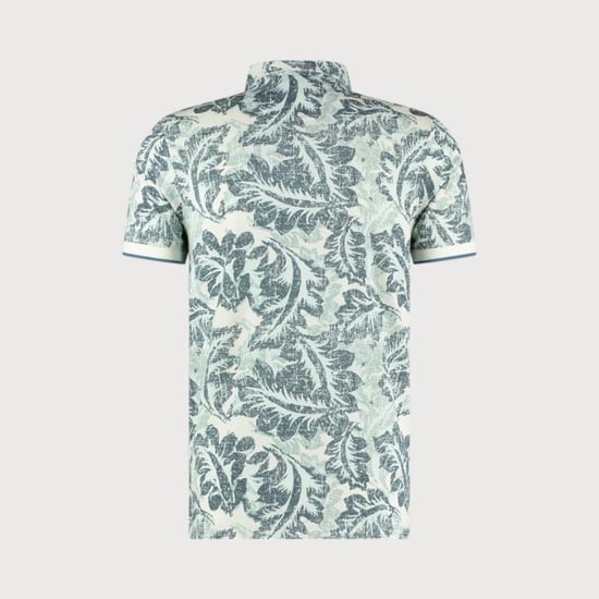 Blue Industry All-over print polo | - Image 3