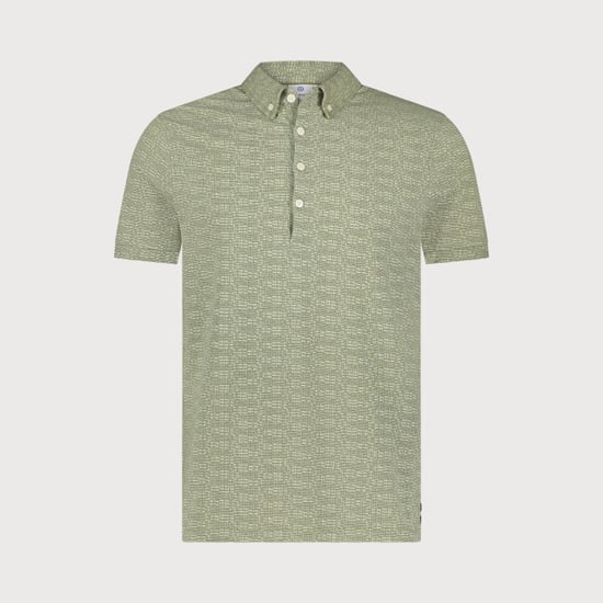 Blue Industry Polo met mini design | - Image 1