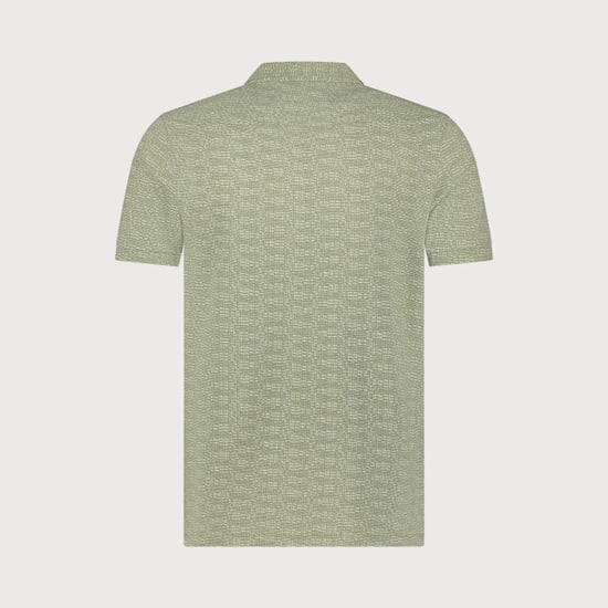 Blue Industry Polo met mini design | - Image 2