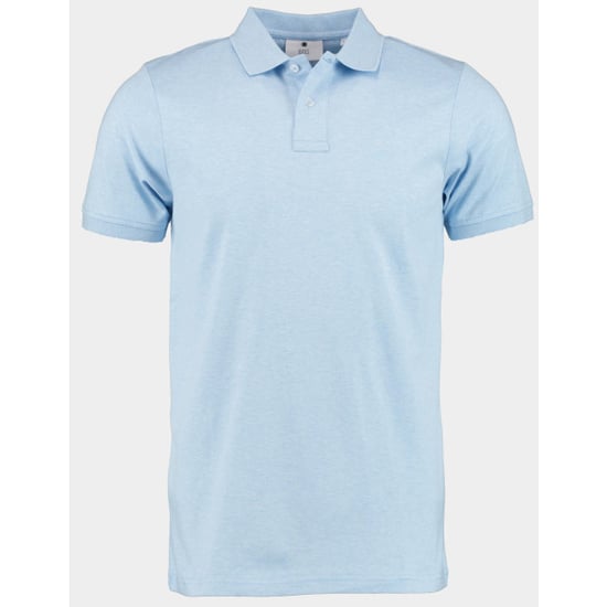 Bos Bright Blue Polo korte mouw fender polo melange 24108fe62bo/210 light blue - Image 1