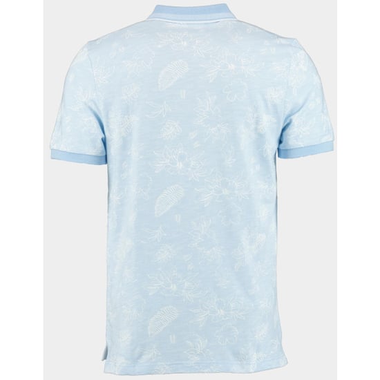 Bos Bright Blue Polo korte mouw ken polo oxford aop 24108ke09bo/210 light blue - Image 2