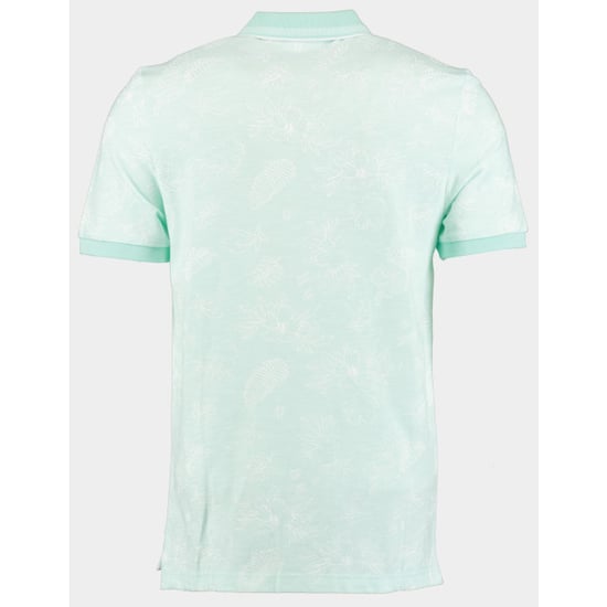 Bos Bright Blue Polo korte mouw ken polo oxford aop 24108ke09bo/313 mint - Image 2