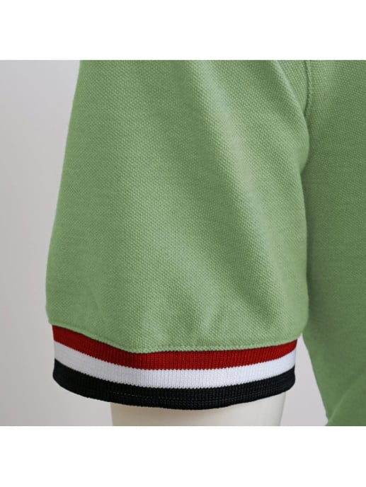 Q1905 Polo shirt bloemendaal grijsgroen - Image 4