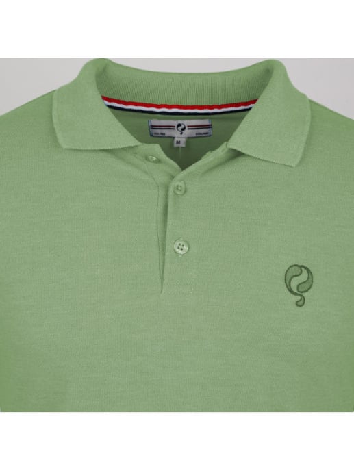 Q1905 Polo shirt bloemendaal grijsgroen - Image 6