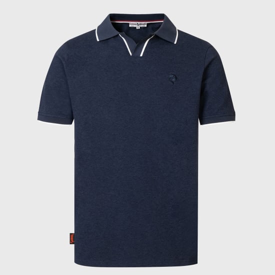 Q1905 Polo shirt stein – donker melange - Image 2