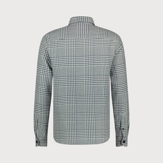 Blue Industry Overshirt met ruitmotief | - Image 2