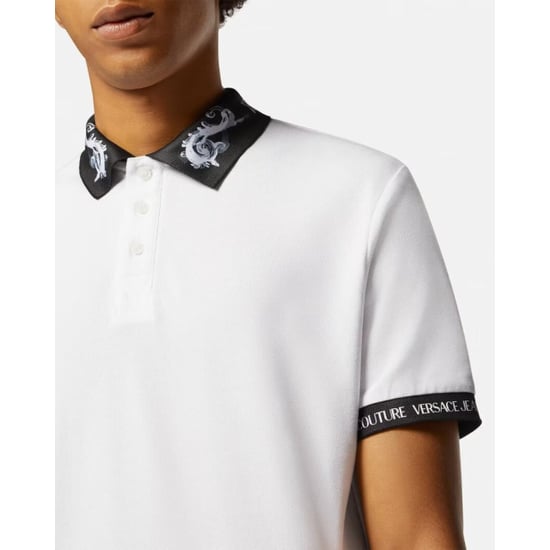 Versace Jeans Versace jeans couture watercolor polo - Image 4