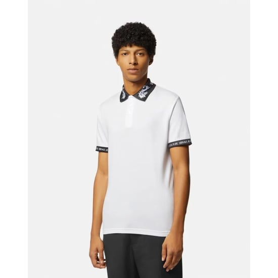 Versace Jeans Versace jeans couture watercolor polo - Image 5